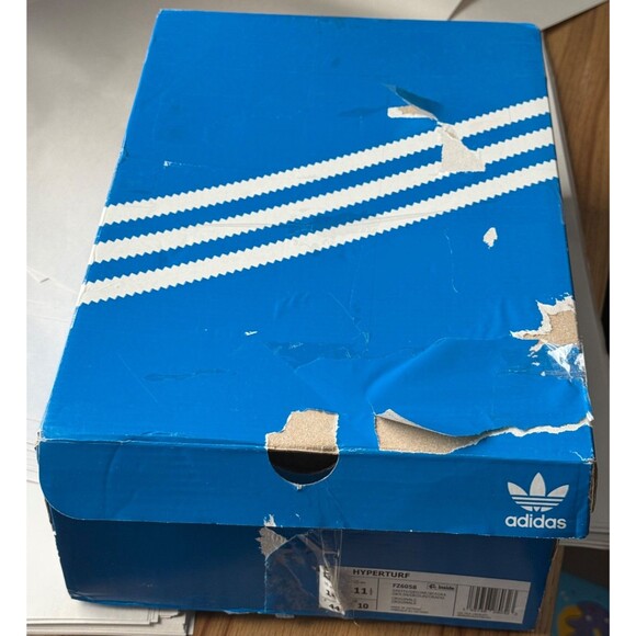 adidas Hyperturf FZ6058 Grey/Beam Orange Trail Hiking Shoes Men’s 10.5 - Picture 12 of 13